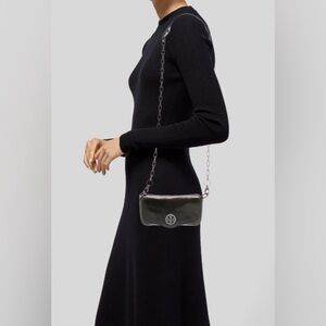 Tory Burch - EUC - Black Leather Crossbody Bag - Like New